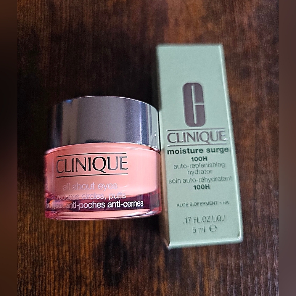 NEW! Clinique All About Eyes and Moisture Surge Set